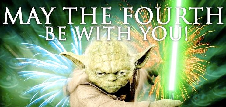 For you all of you #StarWars fans - this one is for you!  I don't get it, but #MayThe4thBeWithYou #StarWarsDay