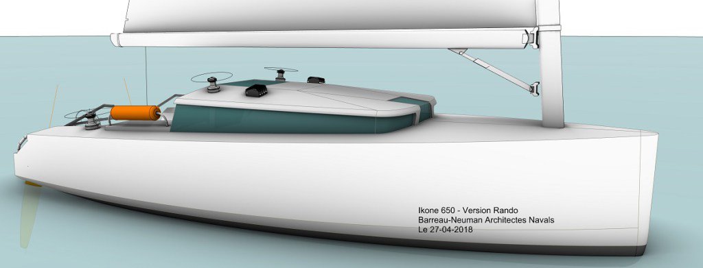 Présentation du nouvel Ikone 6.50, du chantier Espace Vag petitsvoiliers.com/2018/05/04/pre…
