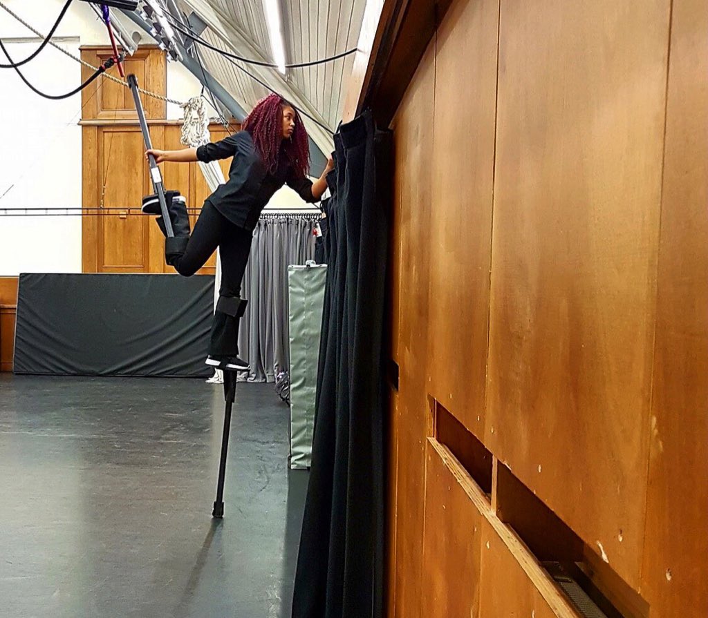 StiltsPRO's tweet photo. When you have stuff to do and piles of deadlines to meet but you decide practice instead #stiltseverydamnday https://t.co/Z3FzZQMm7g