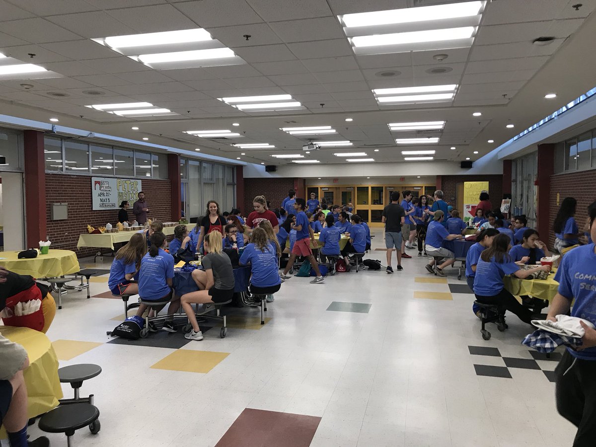 OneABRHS's tweet photo. ABRHS Class of 2018 Senior Breakfast/ Community Service Day. #OneAB #WeAreAB https://t.co/TyLfhJYtXu