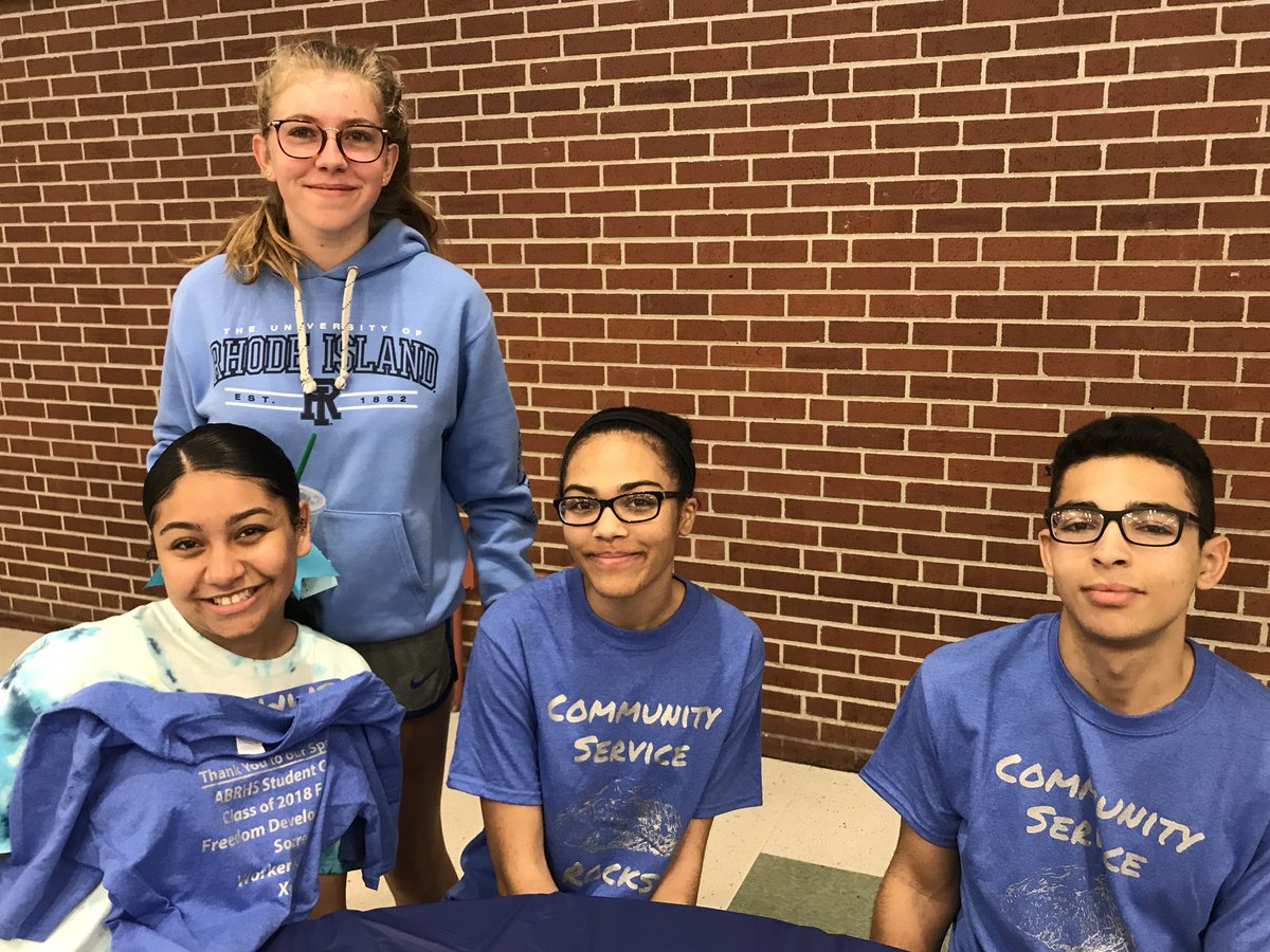 ABRHS Class of 2018 Senior Breakfast/ Community Service Day. #OneAB #WeAreAB