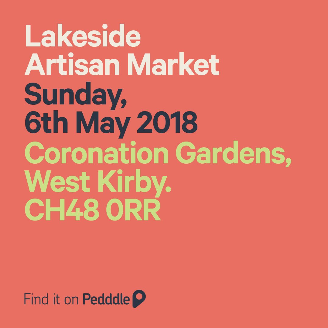 PedddleUK's tweet photo. Our featured Market this weekend is Lakeside Artisan Market with 'Art in the Park' hosted by the @HoylakeArtisans.
A brand new event that we are proud to share with you. 
Details: https://t.co/kyjOpL3yOH
#WestKirby #WeekendMarket #PedddleYourWares #Gifts #BankHolidayWeekend https://t.co/4ZCxgq47XF