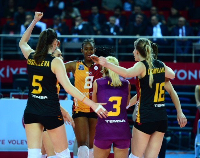 CEVolleyballCL's tweet photo. Though we have been through a lot of ups and downs this season we have managed to stick together and fight for each other... We are @GSVoleybol1905, we are lions, we are a force to be reckoned with... #askSinead #CLF4Bucharest https://t.co/RkjcFvCRTk