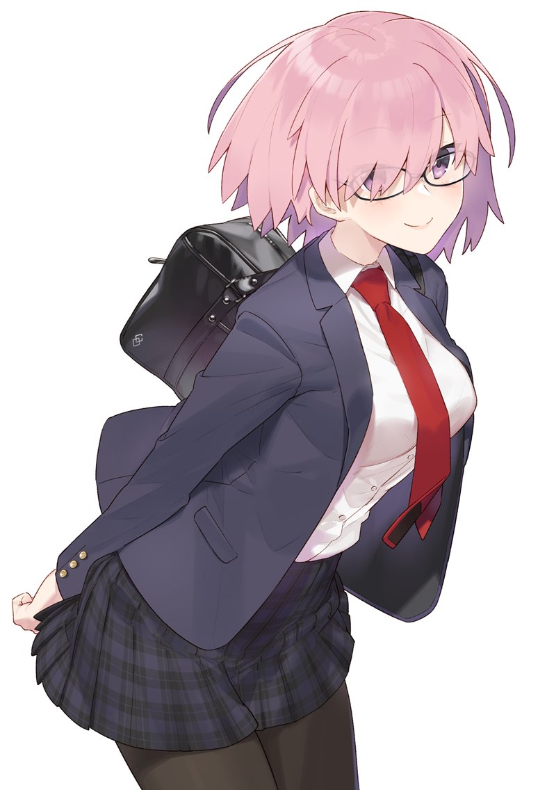 Fgo イラスト ブレザー姿の制服マシュがめちゃくちゃ可愛い まとめ Fgo攻略ランキングまとめ速報 イラスト 初心者
