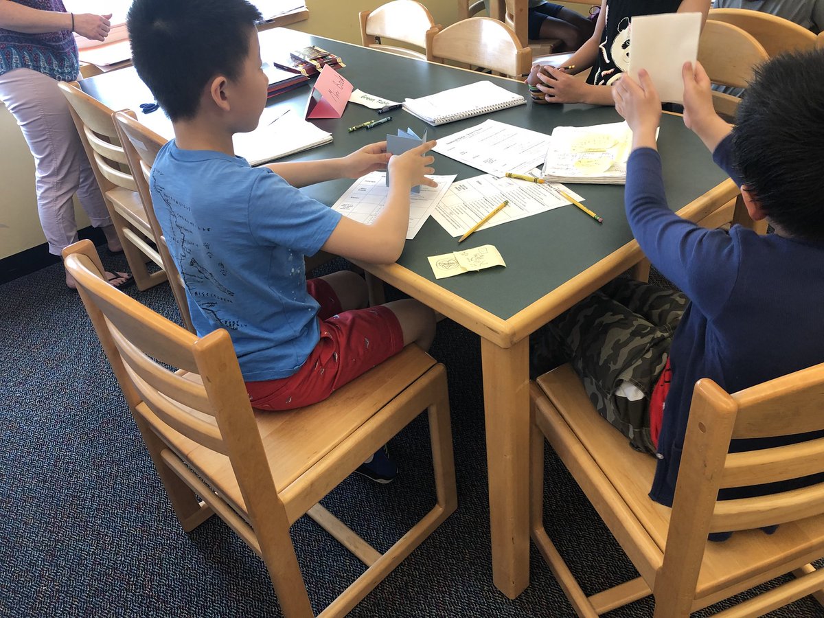 LibraryKopinski's tweet photo. 3rd grade animal researchers have been visiting the library with their teachers to work on projects to share their learning! So much creativity and  excitement in the library!  #lpshawks https://t.co/aqST6iprqo
