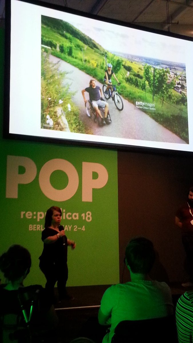 wagemanja's tweet photo. #rp18 Bildredakteurin Anna Spindelndreier und @ohrenflimmern klären auf, was bei der Bildauswahl oft falsch läuft. Klischee Behinderung: Schauspieler spielen behindert - und das schlecht - untaugliche Rollstühle 👎
Schau besser bei @SOZIALHELDEN
#mitRolli #Disability #Diversity https://t.co/c8i4G4soYI