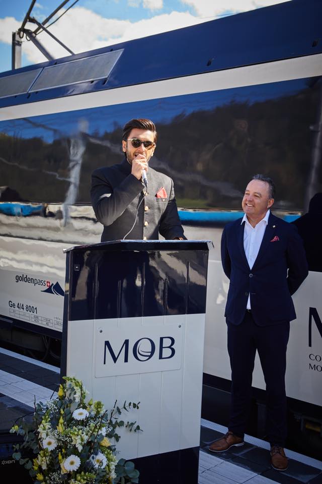 MySwitzerlandIN's tweet image. Toot-toot, hop on as the Ranveer on Tour train is now boarding!
The newly launched train, named after @RanveerOfficial, is all set to take you on a panoramic journey through the Lake Geneva Region. Are you ready to savour the scenic views of Western Switzerland?
@Media_STS