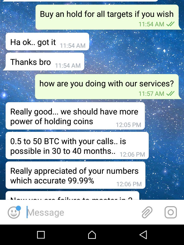 tbe_jamespro's tweet photo. Yes, if you are still skeptical, get out of your shell, give it a trial enjoy trading and enjoy the freedom that it provides

@binance @BittrexExchange @Poloniex @hitbtc #crypto #bitcoin https://t.co/QEl0l5gA6z