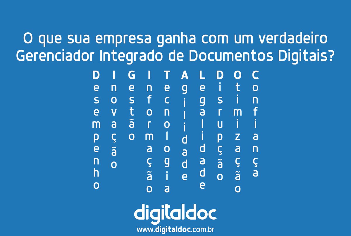 digitaldocbr's tweet photo. Você também quer agregar tudo isso à sua empresa através de um Gerenciador Integrado de Documentos Digitais? Fale com um de nossos especialistas: https://t.co/tBtJNLCdKO https://t.co/lJIDkPOKAi