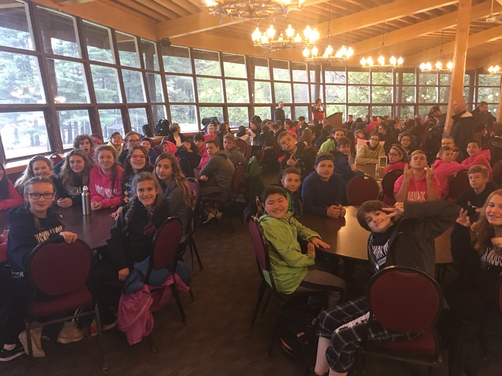 Last meal together in Muskoka thank you for a very memorable experience to the organizers and our panther staff for accompanying us on this amazing journey#wecdsb