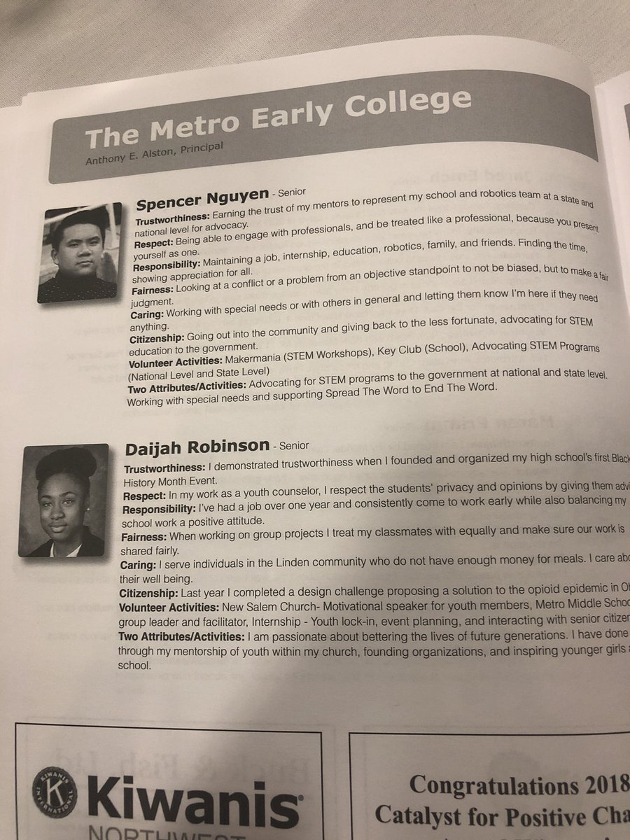 MetroHS's tweet photo. Congrats to Spencer and Daijah who have been recognized as Catalysts for Positive Change! We are so proud of your impact and leadership within our community! https://t.co/6z2c0h44nP