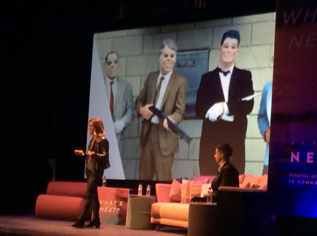montanervega's tweet photo. En #SitgesNext2018 también se aborda la cuestión del #cibercrimen y la seguridad 🤩 Las impresoras también pueden ser una amenaza para las empresas.

@vaneribeiro  @ChristianSlater 
#printsecurity #thewolfcampaign https://t.co/YhszhJ1zLE