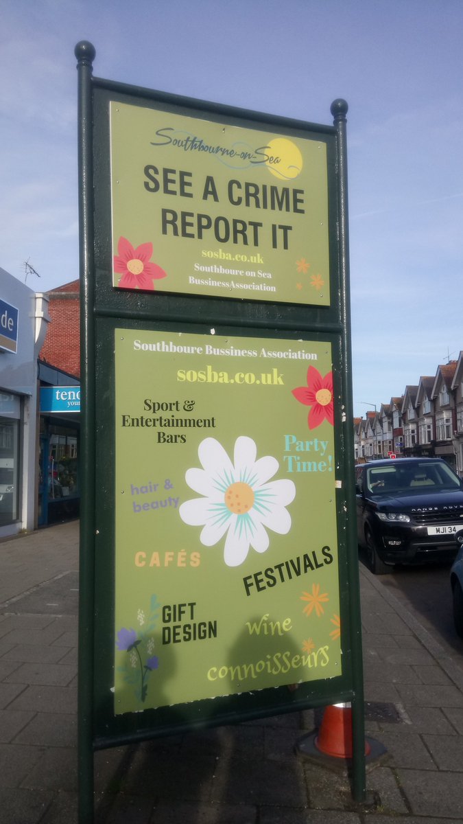 KFCFband's tweet photo. @SouthbourneOS certainly an eye-catching poster! 'Southboure', 'Bussiness' ? 🤣 https://t.co/3Sywnofz4n