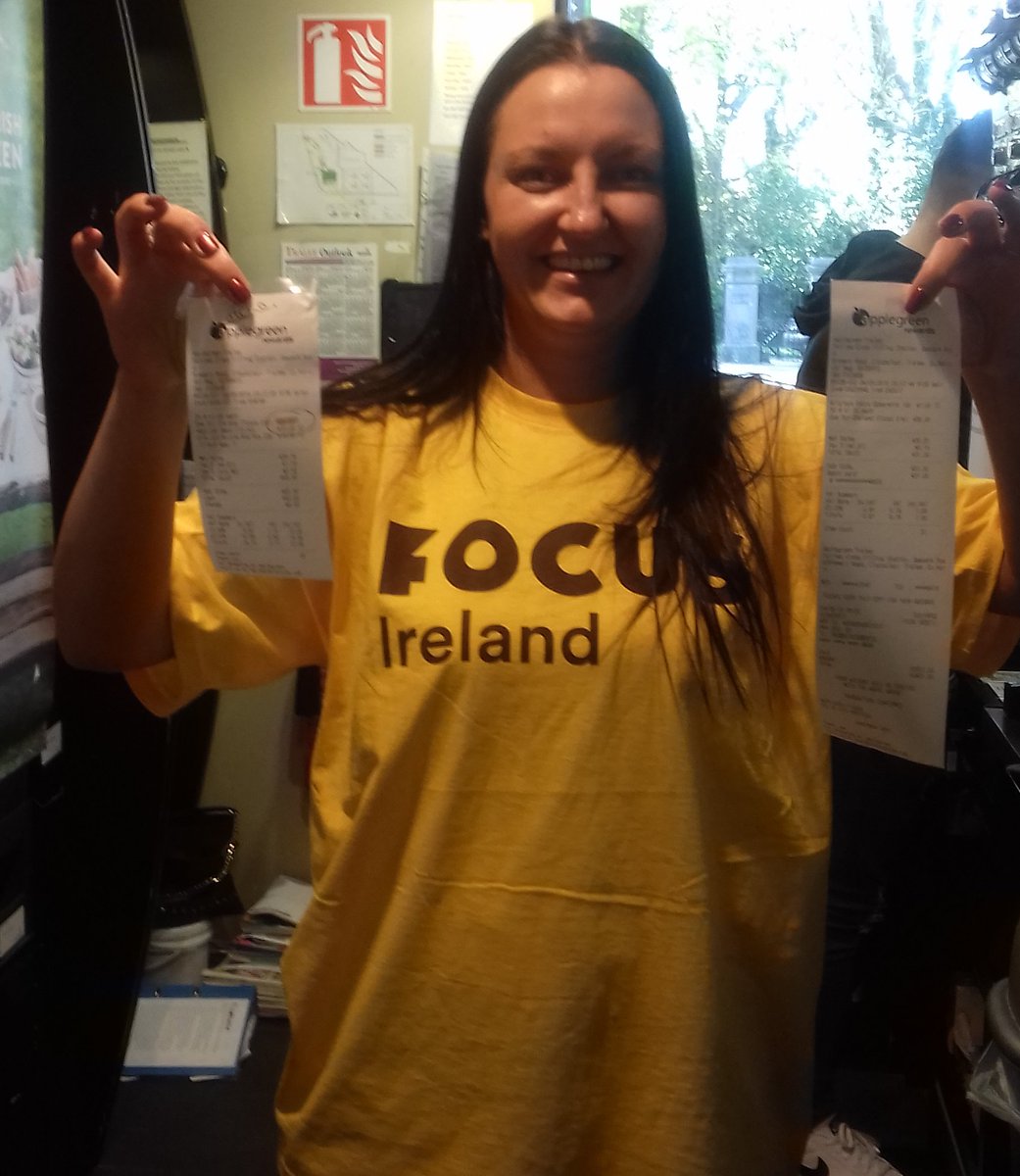 FocusIreland's tweet photo. A massive shout-out to Selena Griffin of @Applegreen Tralee who had two generous customers donate €20 and €30 to #OneforIreland @FocusIreland Youth Housing. If you are heading to the Kingdom this Bank Holiday weekend, call to @Applegreen, and donate €1 for @FocusIreland Tks! https://t.co/CFeEhJCnmg
