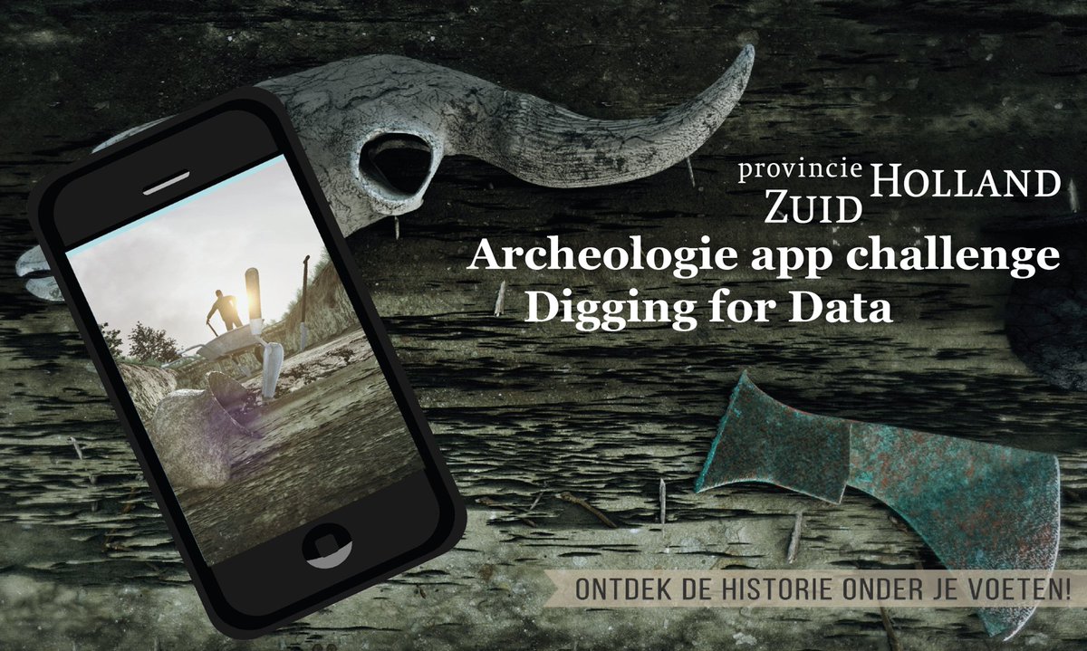 Heb je een goed idee om archeologie #opendata van <a href="/zuid_holland/">Provincie Zuid-Holland</a> te hergebruiken? Stuur dan een app-idee in voor #diggingfordata en maak kans op €20.000 ontwikkelbudget. Meer informatie: diggingfordata.nl