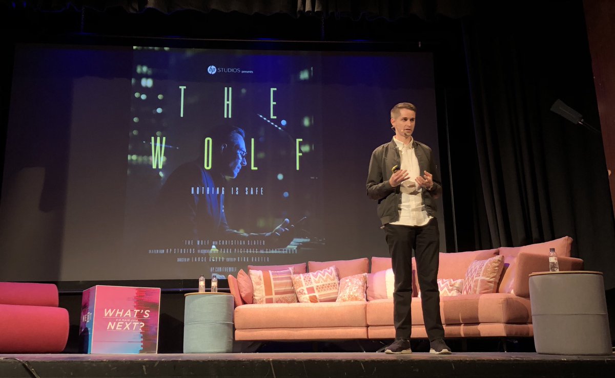 adrianafreitas's tweet photo. At @sitgesnext #sitgesnext2018 NEXT to WATCH Bits: Innovative Campaigns
The Wolf Campaign, w/ @ChristianSlater 
Vanessa Ribeiro, @vaneribeiro @HP
Adam Wiese, Director of Strategy de @Giant_Spoon (NY) preview in a Europe Cinema!
https://t.co/ifU9fXVpZL https://t.co/kKn6MUmAmO