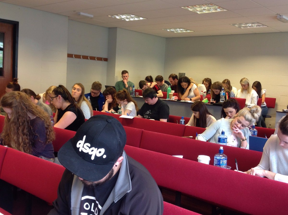 ConorMcGrathPR's tweet photo. Very, very, atypical view of my class - with everyone seemingly riveted by my every word! A really terrific group of students, at the end of their last-ever class of their degree. Good luck to all in coming weeks https://t.co/fAwq9gpuyF