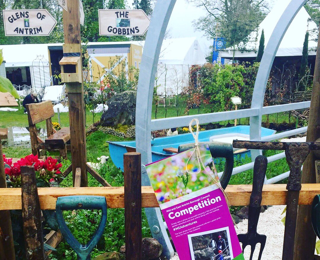 mea_bc's tweet photo. Had a chance to explore The Gobbins or the Glens yet? Today you can do both with our Garden Adventure at the #gardenshowireland 

Come say hi &amp; enjoy a whistle-stop tour of the borough’s wildlife and wonders. Don’t forget to take a pic of your #MEAdventure and share it with us! https://t.co/SlsQ8TLsGP