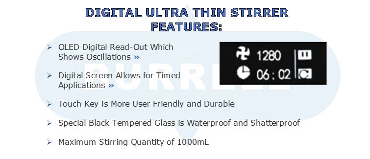 BurrellSci's tweet photo. The Future of Stirring is Here! Say hello to @BurrellSci's newest product - DIGITAL ULTRA THIN MINI MAGNETIC STIRRER. New improved features complement it's contemporary sleek black design perfectly. Update your lab today! https://t.co/QeepmcodGd