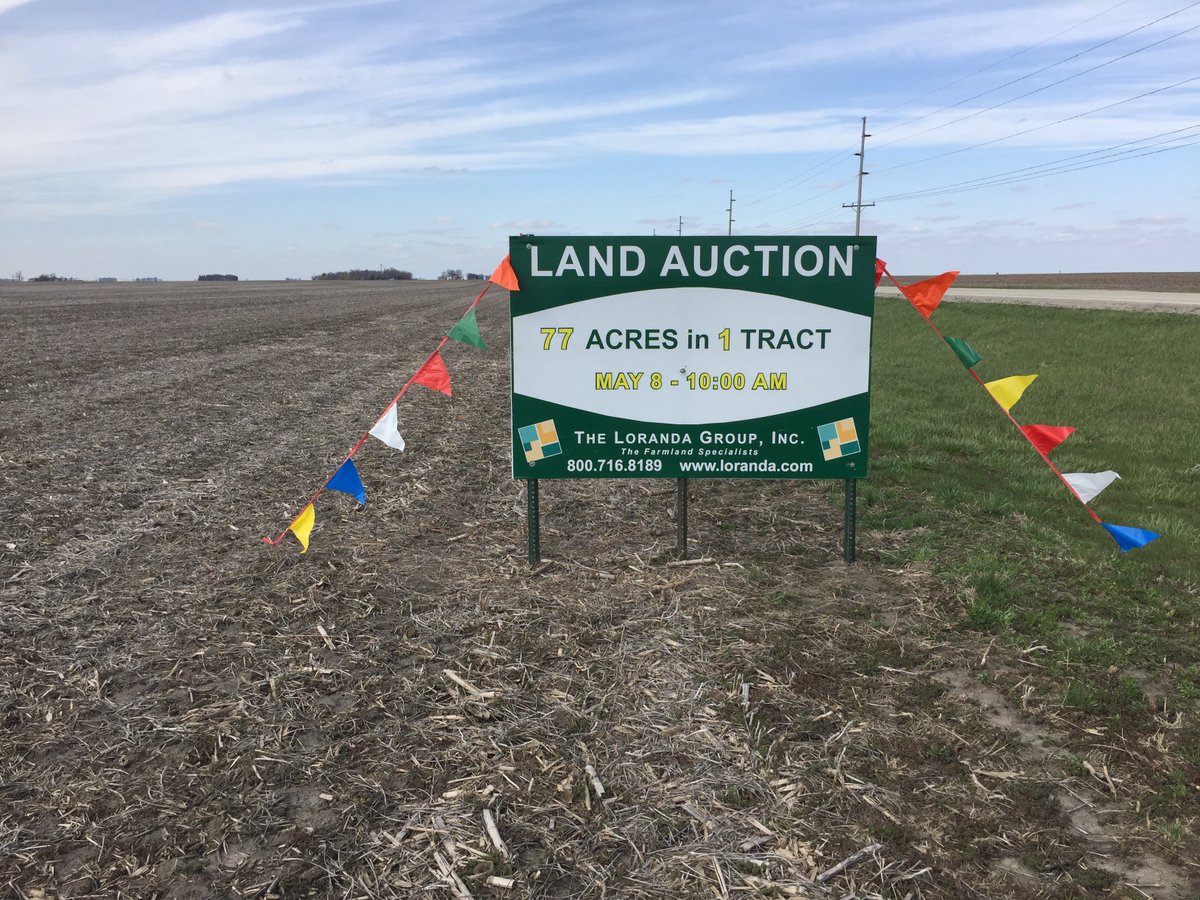 LorandaGroup's tweet photo. This may be your last chance to buy a quality Piatt County farm this spring and still get full possession!  Visit https://t.co/9q5c0qHucN for more information regarding our 77 acre auction scheduled for May 8th. https://t.co/q6ic3VzxHh
