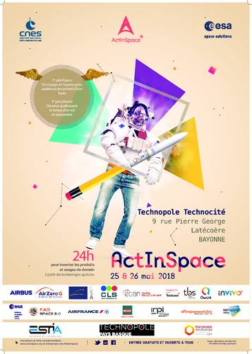 tekniaero's tweet photo. https://t.co/qBhFcr50a5
24h pour inventer les produits et usages de demain
Les 25 et 26 mai, la Technocité accueille ActInSpace,
#innovation #technocite #bayonne #communautePB #technopolePB #ActInSpace #defi #startup #creation https://t.co/DZcsCUnOfx
