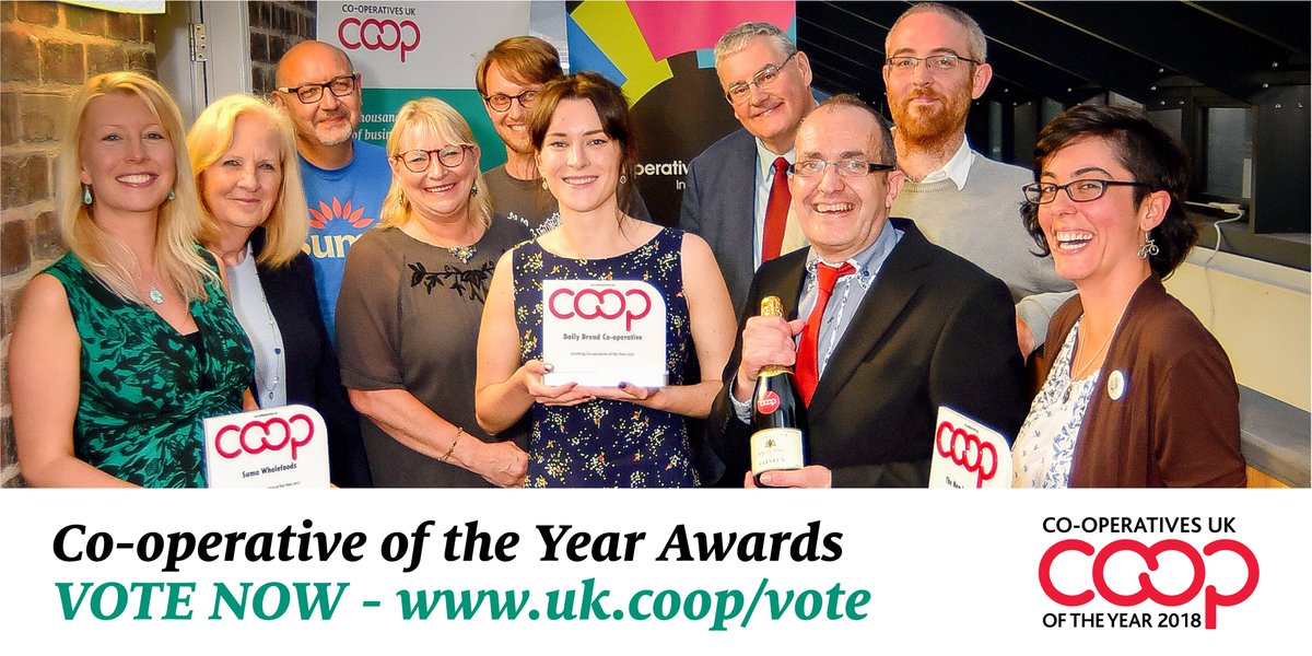 VOTE NOW! We've put the shortlist together for this year's Co-operative of the Year Awards... now you just need to cast your vote: uk.coop/COTY_Shortlist #coops