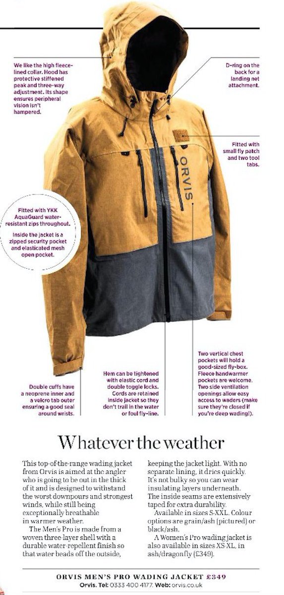 Orvis UK on X: . @TroutSalmonMag recommend our Orvis Men's Pro