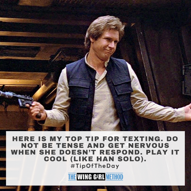 winggirlmethod's tweet photo. Happy #StarWarsDay everyone. #MayThe4thBeWithYou #PlayItCool  #TipOfTheDay
.
.
.
#TheWingGirlMethod #WingGirl #WingGirlTips https://t.co/bYqCFGnt8i https://t.co/ytj1h42K9L