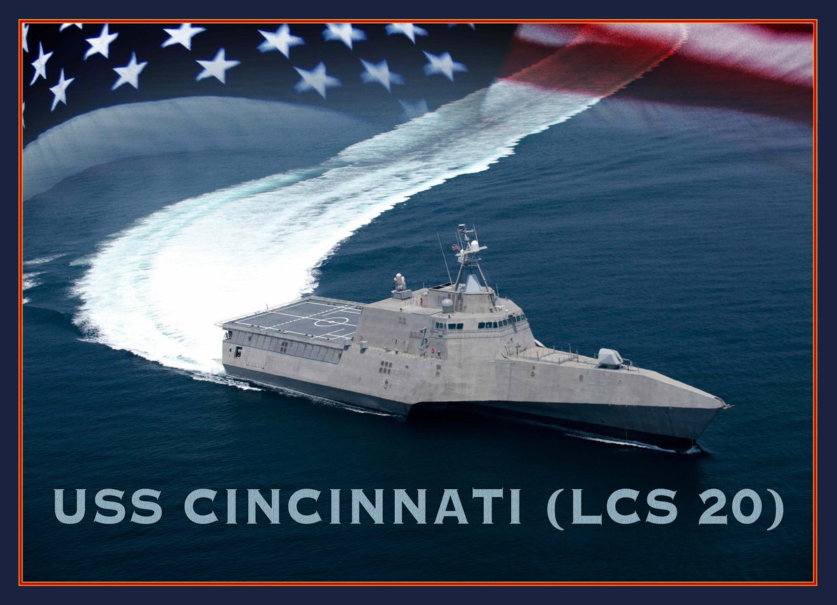 700wlw's tweet photo. New combat ship will carry Cincinnati's name into battle. 
https://t.co/HOmn1cNaGd https://t.co/dvPdEfU5cM