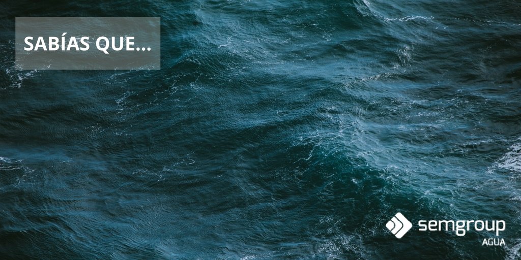 SemgroupAgua's tweet photo. ¿Sabías que...? Cada año se arrojan al mar más de 450 kilómetros cúbicos de aguas servidas. Para diluir esta polución se utilizan 6.000 kilómetros cúbicos adicionales de #agua dulce. https://t.co/hk6R93luOl #SabiasQueByAgua https://t.co/KqyCGKm89v