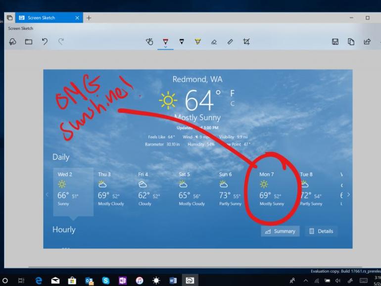 icrayonsuk's tweet photo. Windows 10 'Redstone 5' test build adds screen snip options, separate Screen Sketch app and more https://t.co/Ydp9LWmN7l https://t.co/qu3jWvo4fJ