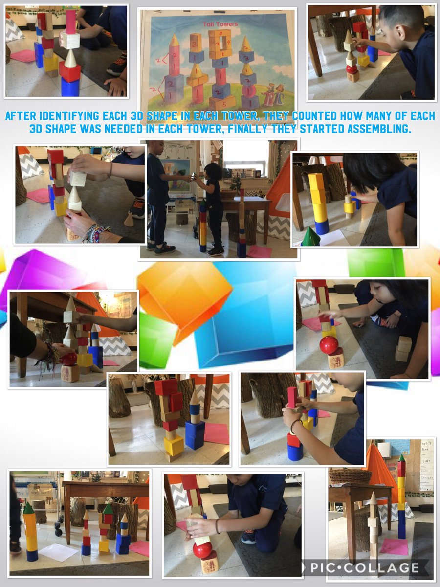 F_Garofalo1's tweet photo. Some 3D shape exploration! (These photos are over a 2/3 week period)
#Math #GatheringTime #SmallGroups #Centres #PlayBased #WorkInProgress #3DShapes #HolyFamilyTCDSB #4Frames #KinderTalk https://t.co/8nZP7zKrU8