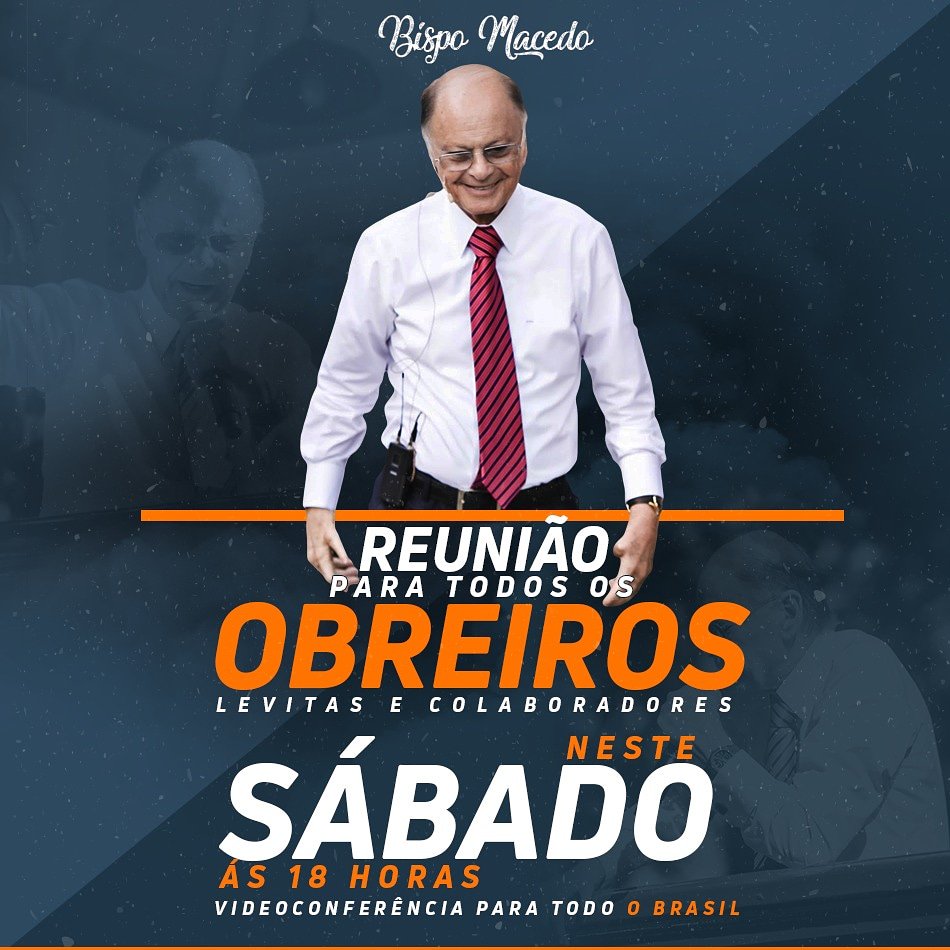 Para todos os Obreiros, Levitas e Colaboradores.
#Recomeço