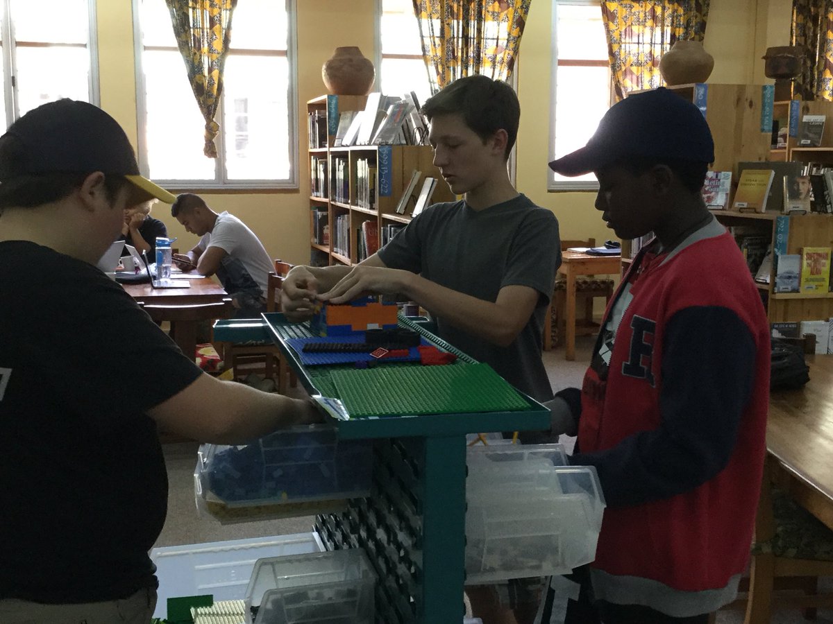 AISLSecLib's tweet photo. Gr6 Ss working on loft &amp; fort designs for a new library hangout space as part of #globaldayofdesign. @AISLusaka @aislseclib #futurereadylibs #africaed https://t.co/7ghAgPdCa8