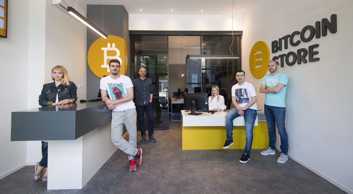 First physical #Crypto store in #Croatia was opened last week in Split! 😎  New stores will be opened in Zagreb & Rijeka in the weeks to come! 👏 Here  is a shot
