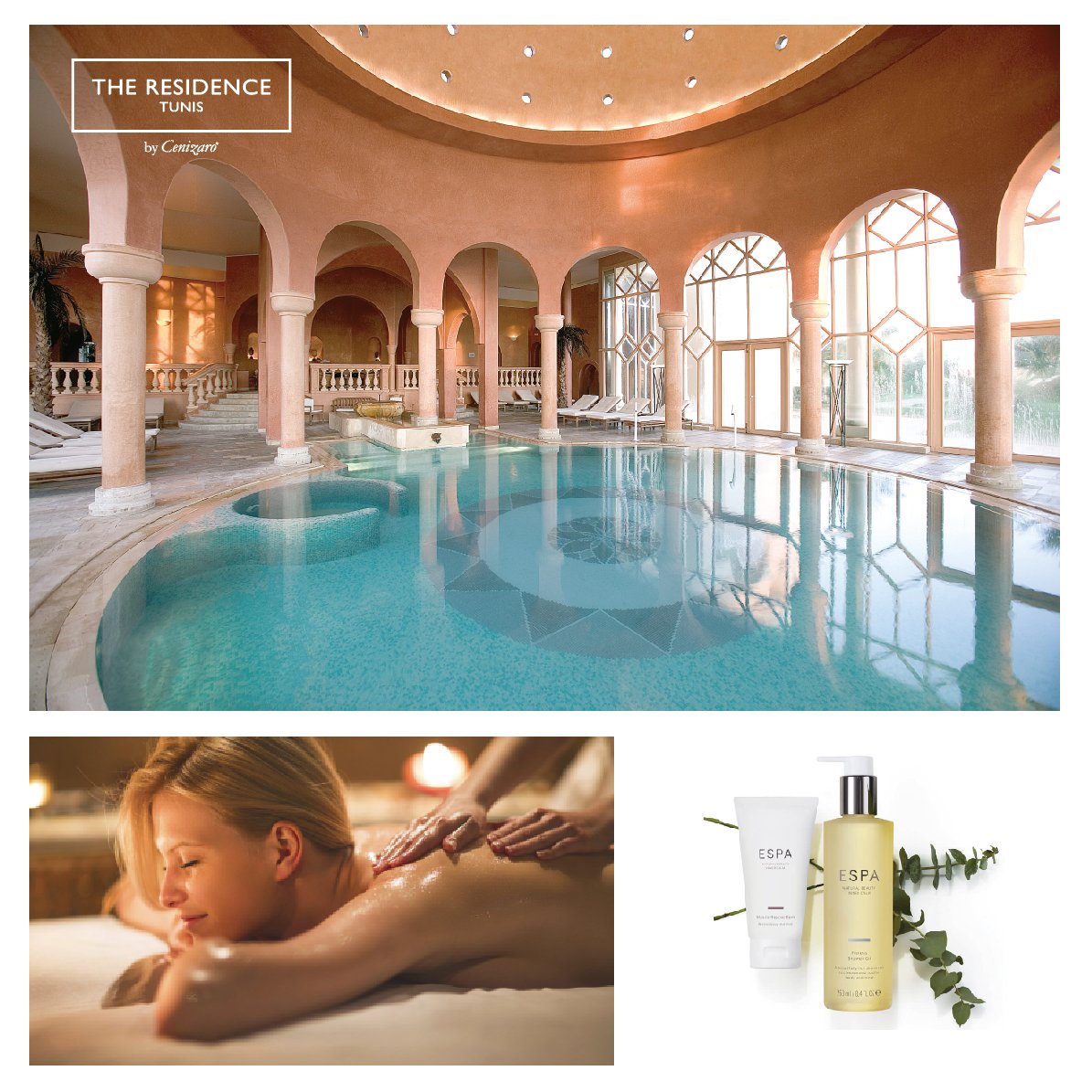 TheResidenceTun's tweet photo. Besoin d'un moment de relaxation pour vous évader quelques heures ? Réservez dés maintenant au #Spa #TheResidenceTunis pour une expérience de détente unique https://t.co/k3cejYhq04