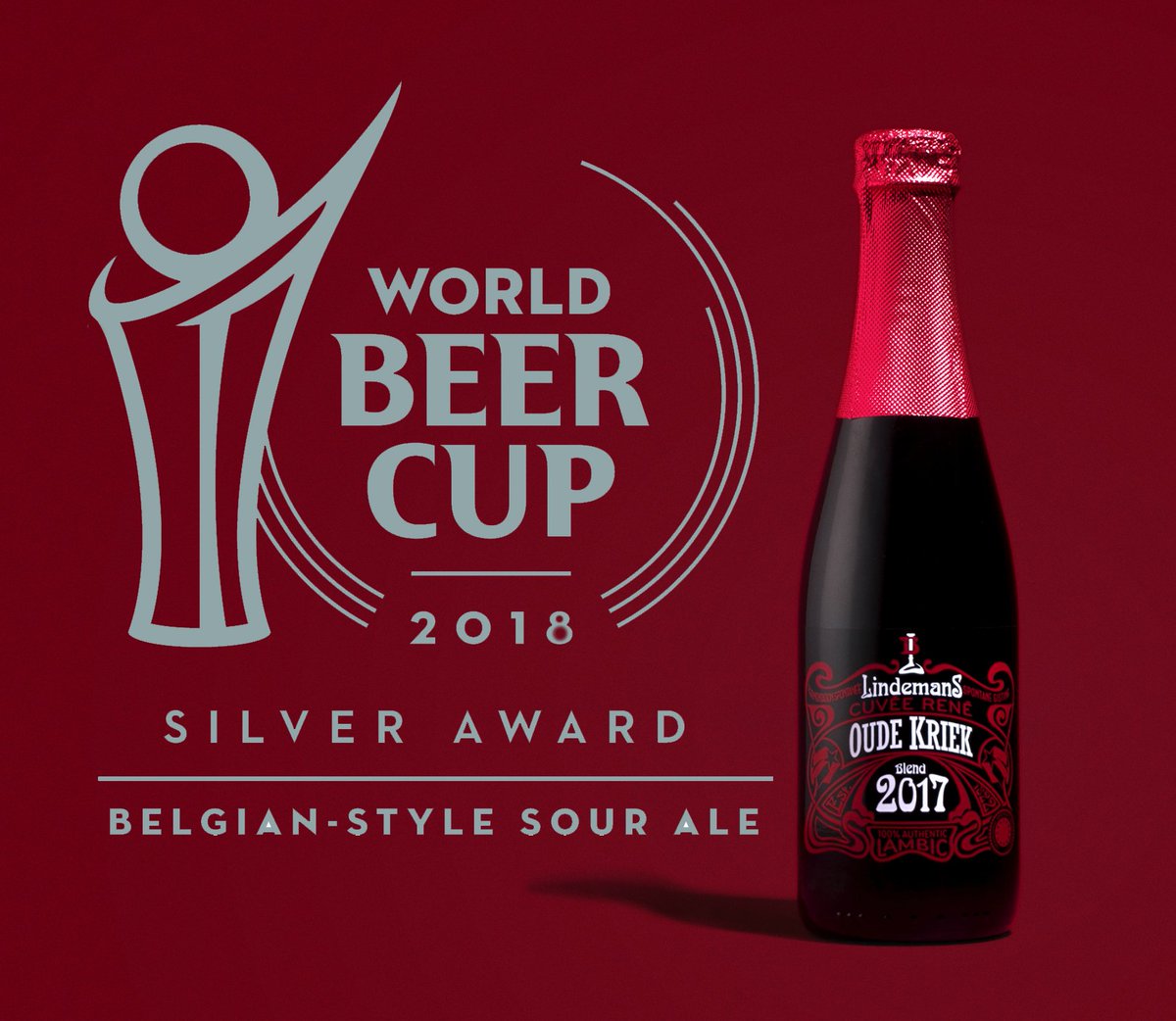 Silver award for Old Kriek at the #WorldBeerCup Let's toast to that!🍻