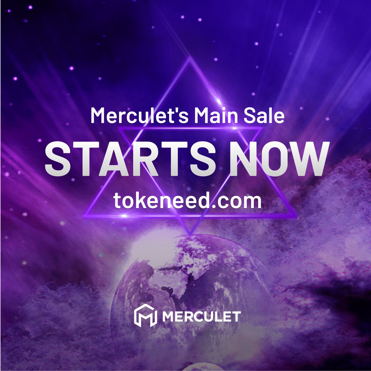 Merculet_io's tweet photo. Merculet’s main sale starts! Good luck everyone! #merculet #blockchain #MVP #token #contributionevent #mainsale #countdown https://t.co/uNgUtzGalZ