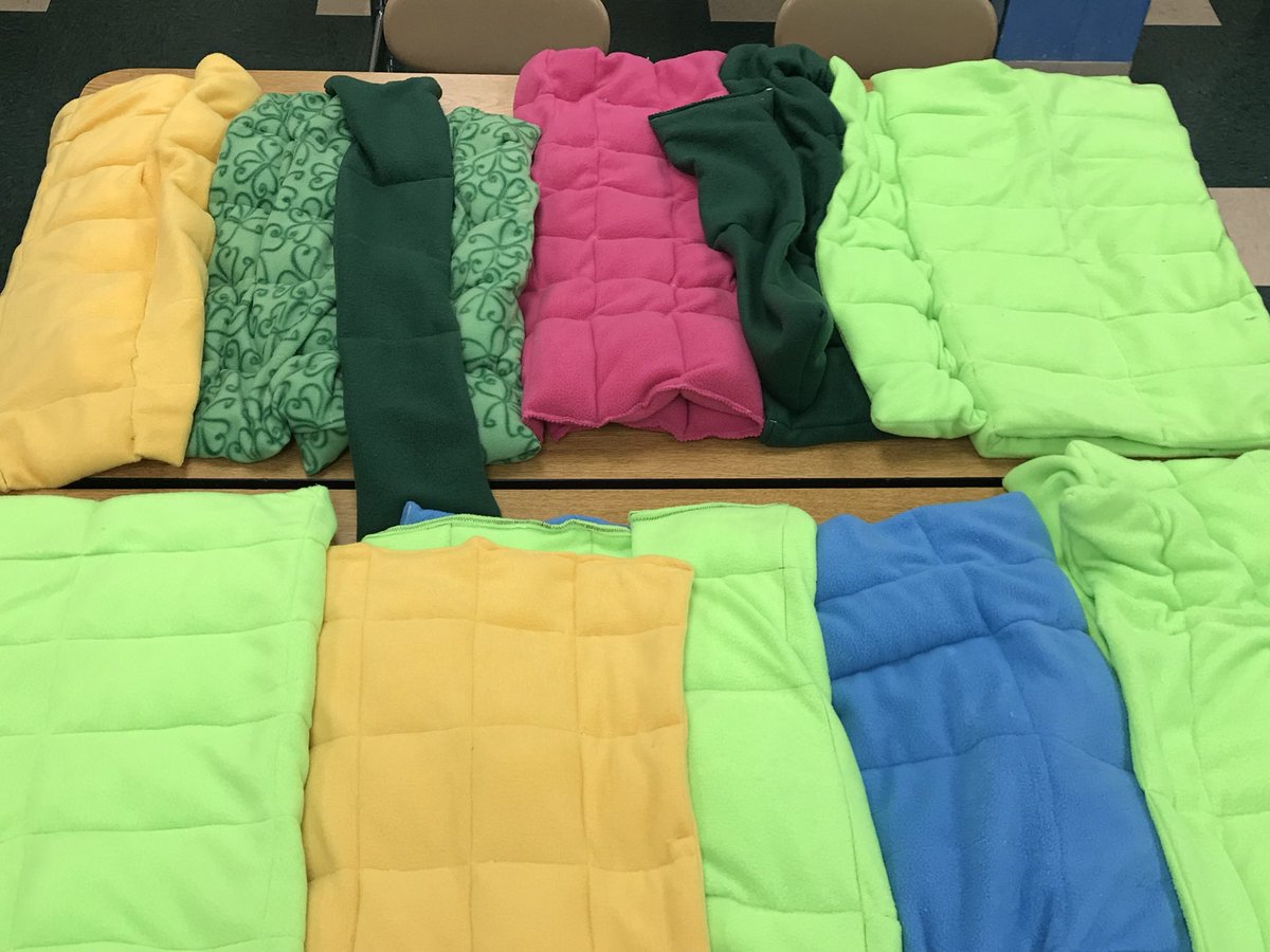 FCSPMHS's tweet photo. Woohoo... that’s a wrap! The elementary school’s weighted blankets are complete. I’m so proud of my Fashion and Design class using their math and sewing skills to make this a successful project. #givingback #SayYesToFCS #STEAM #pennmanorsd https://t.co/OzFaswVRtw