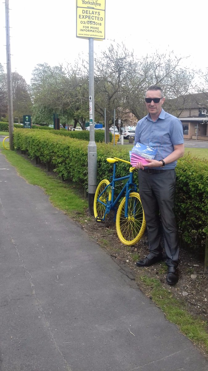 Called in at Wold gate school and six form college in Pocklington very excited to see us and found info really useful still echoes of yesterday's tour de yorkshire around. Fantastic