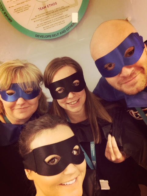 AcornsHospice's tweet photo. Good to see @ThePeopleSolGrp getting in on the #SuperheroDay action! Thanks for your support #acorns30years https://t.co/3Hl7CQXCDn