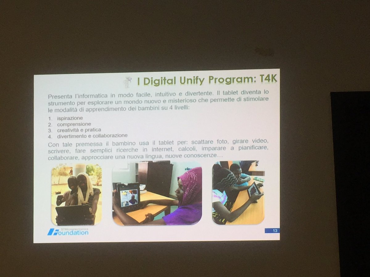 ifcitaly's tweet photo. T4K aka Tablet4Kids, a project by #STFoundation to fight #digitaldivide @giovannabottani #FirstFriday @avanzi_ @francescamineo @Group_IFC #fundraising https://t.co/9PCJc0Dst2