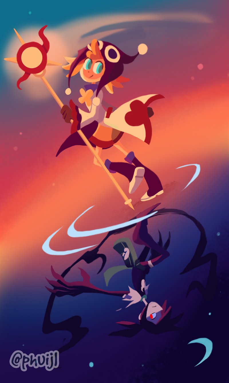 Phui Jing Ling Did Another 12vs18 Featuring Two Of My Obvious Favorite Puyo Puyo Kids Artistsontwitter Puyopuyo Amitie Sig Redamitie Blacksig Sega あかいアミティ くろいシグ シグ アミティ ぷよぷよ T Co