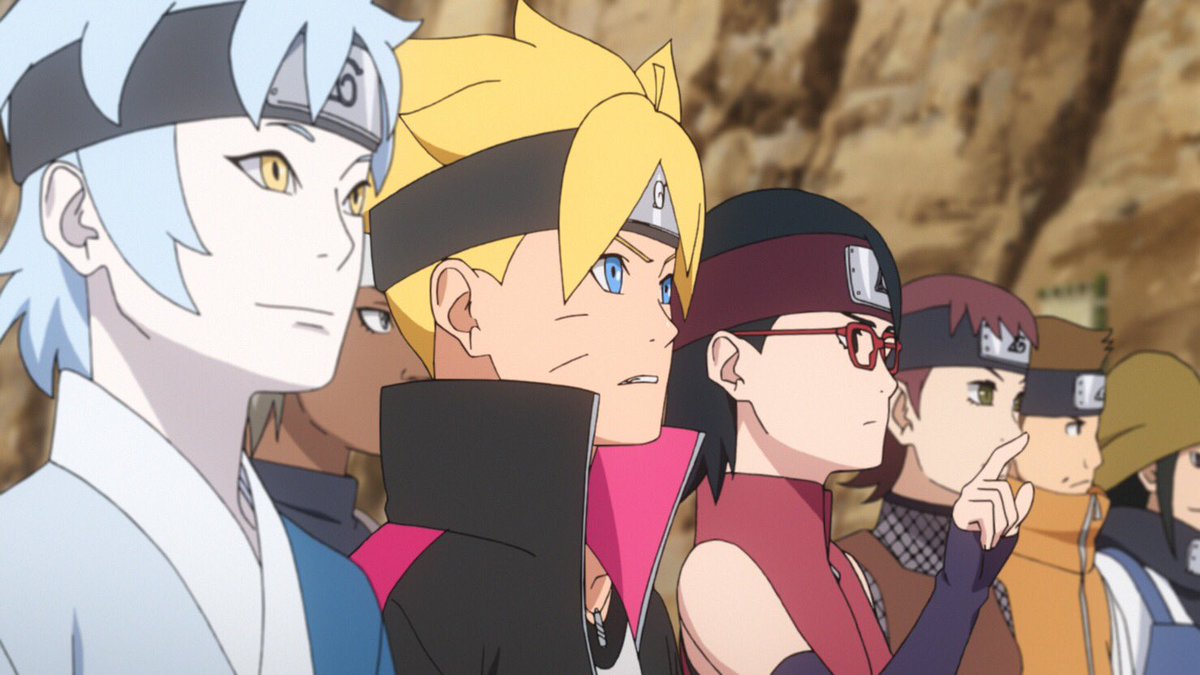 アニメ Boruto ボルト 公式 第56話 ご視聴いただきありがとうございました サラダ達の助けもあり 無事に一次試験を突破したが ボルトは何も出来なかった事を悔やむ 二次試験で見せるボルトの 実力 とは 来週もお楽しみに ぴえろh