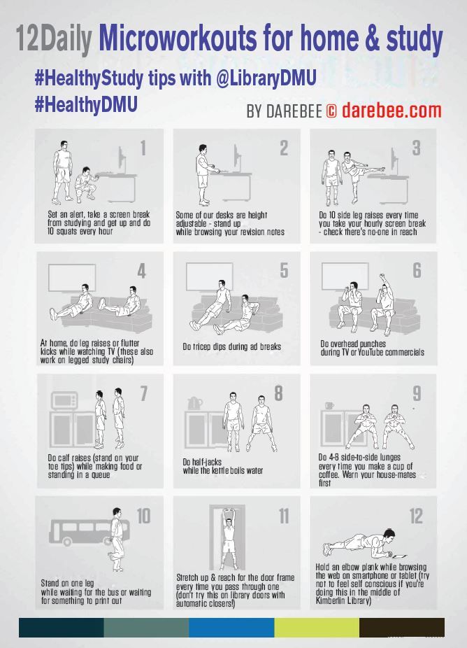 LibraryDMU's tweet photo. Take a study break, stretch and try our microworkouts to get yourself going again #HealthyDMU #HealthyStudy #YourLibrary #HereForYou #DMU ” https://t.co/XhEPqAo8N2