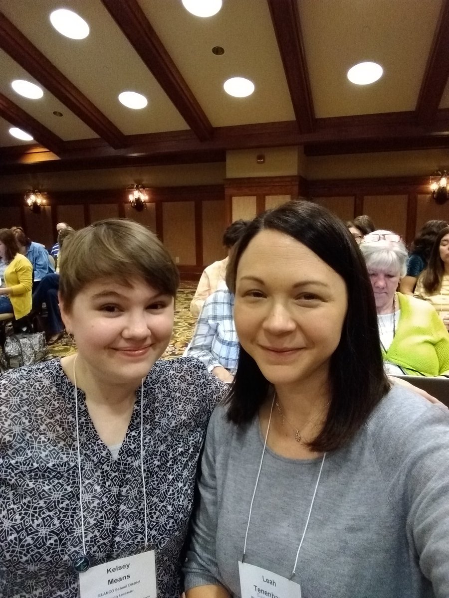 BBESLibrary's tweet photo. So excited to hear from @GwynethJones and bring some great ideas back to @ElancoK6 #PSLA2018 @brlibrarygs https://t.co/Ce2RdDFdlu