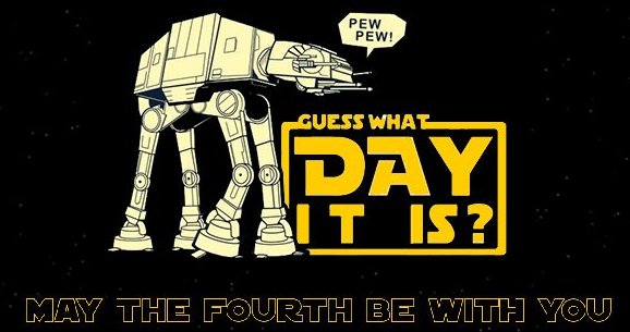 egrabowski7's tweet photo. Yes that's right "May the 4th be with you!"  Happy #StarWarsDay   Love the "PEW PEW" https://t.co/YmAqiRmD0B