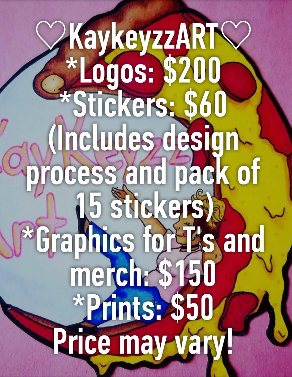 Kaykeyzzart's tweet photo. #kaykeyzzart! Your #local #artist for your #custom #graphic needs! 💕💕💕💕

I work personally with each customer to make sure you are happy with what you are getting. 
#needlogo #graphicdesign #graphicart #graphicartist #CustomerService https://t.co/2aBXI984hx