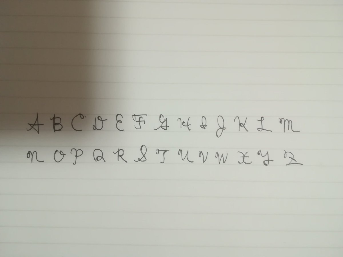 松森至宏 私は花文字はこんな感じで書いてます Qは普通 みなさんはどんな感じで書いていますか 私はこう書く 数学記号 T Co Yxofv2gbkh