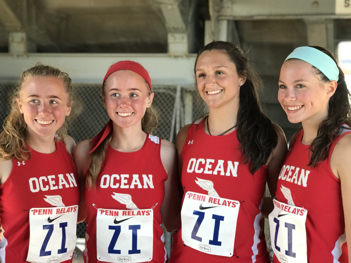 OT_track's tweet photo. So proud of these girls!! Maggie, Katie, Devyn and Tatum took another second off their 4x4 time to place 2nd in the County with an impressive 4:01 - one second behind RBC in a hard fought race. Inching closer to that school record girls! Keep chipping away!! 💪🏻 https://t.co/ZMEYreLR9t